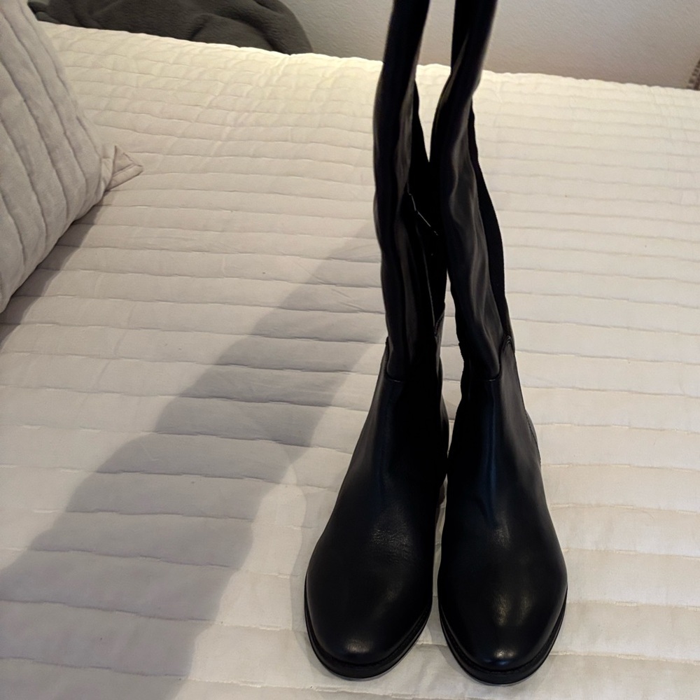 Sam Edelman Pam Boots- NWOT Black leather over the knee. No box. - Picture 2 of 5